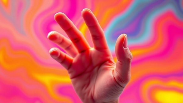 Colorful gradient hand gesture symbolizing retention systems for real estate agents.