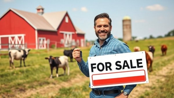 Real estate farming strategies; realtor with farm for sale.