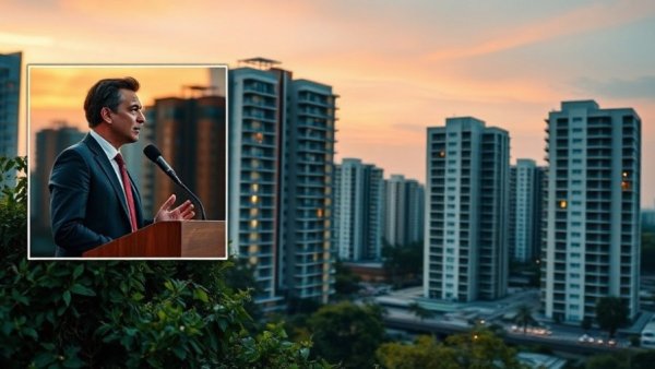 Urban housing scene with speaker highlighting HUD citizenship verification.