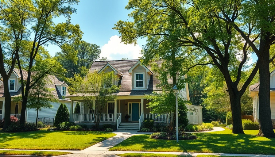 Charming suburban house, ideal for buying a home this summer.