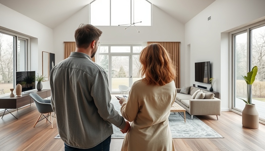 Real estate agent showing house to couple, Sell My House While in Forbearance opportunity.
