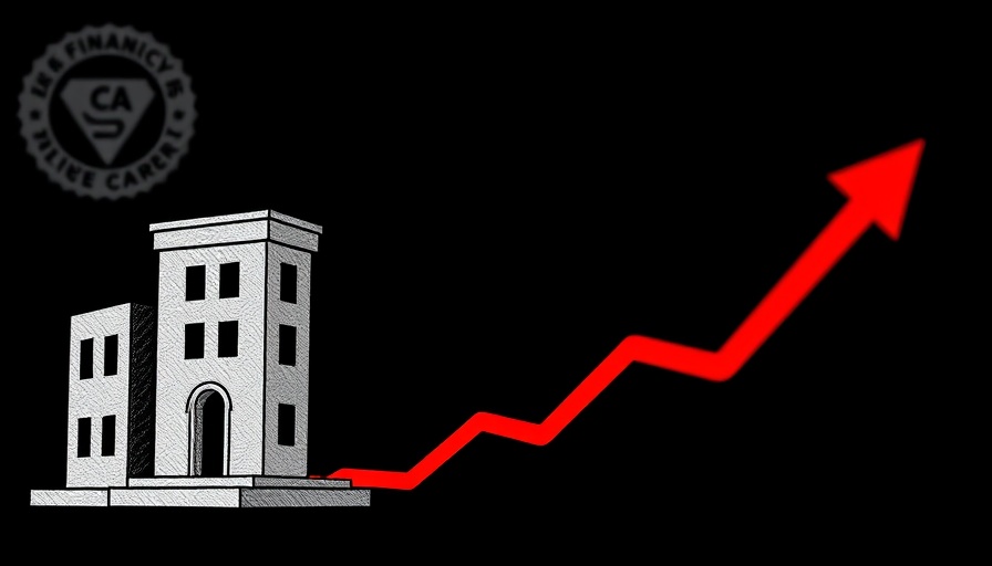 Illustration of Federal Reserve turmoil impact on mortgage rates.