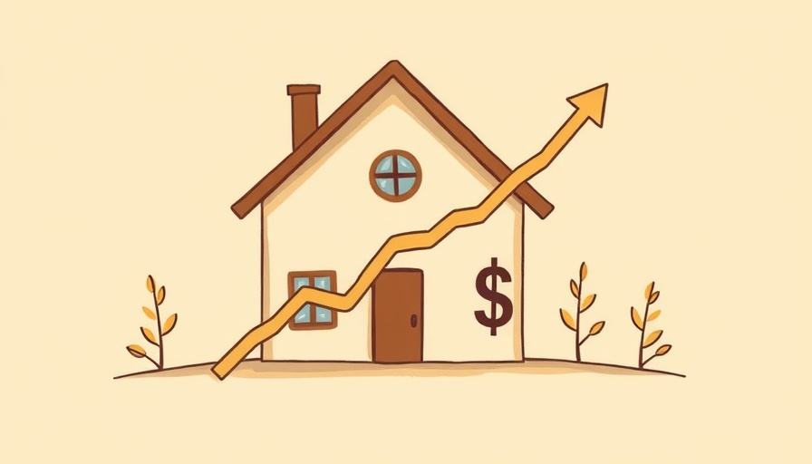 Rising homeowners insurance costs depicted by house and arrow.