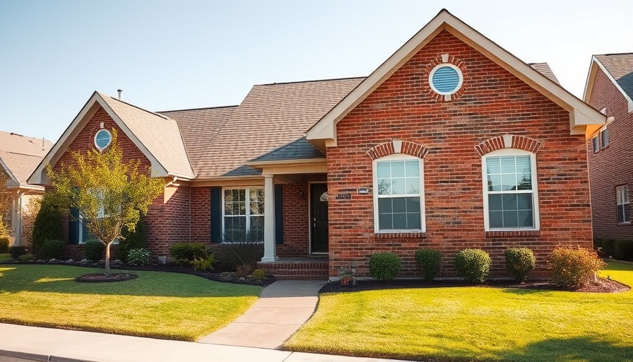 Charming suburban house for $1, inviting appearance, sunny day.