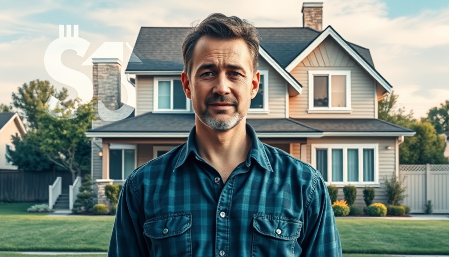 Mature man in front of house, low-cost listing strategies for real estate agents.