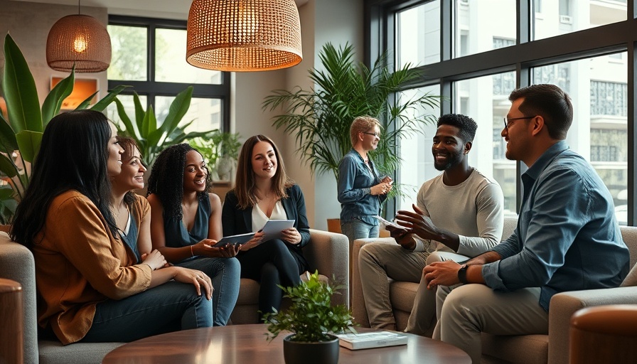 Discussion on competitive pricing in real estate in a modern room