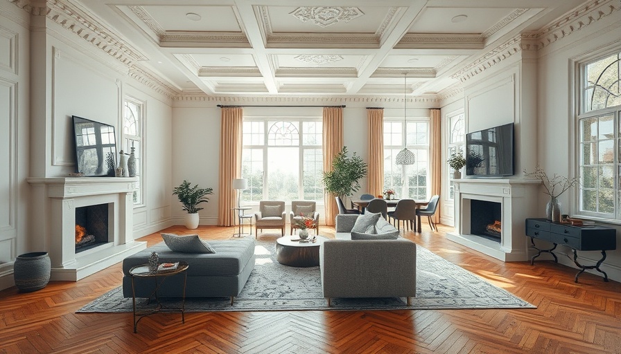 Modern living room showcasing home remodeling boom trends.