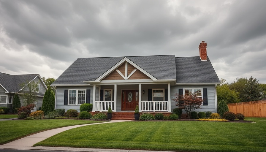 Charming suburban house with manicured lawn for Creative Ways to Market a House for Sale.