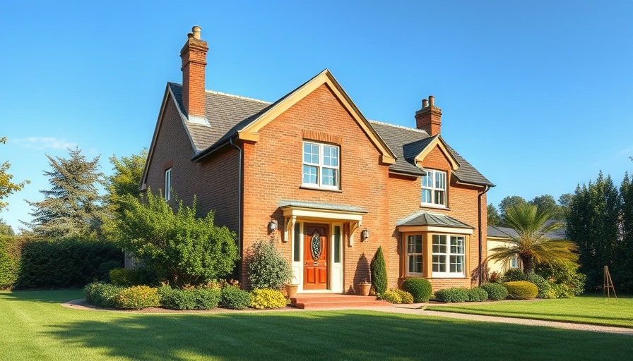 Charming brick house showcasing potential hidden issues in older homes.