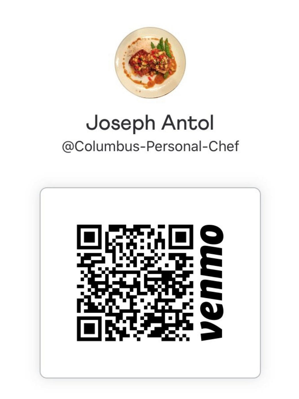 Venmo Chef Joe