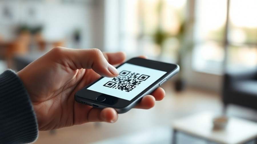 Scanning QR code for business name registration