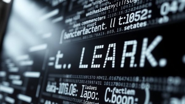 Digital text depicting Whisper Leak Attack in AI.