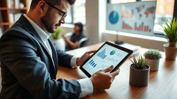 Analyzing marketing data on tablet in modern office for Best Marketing Recruitment Agencies for 2026.