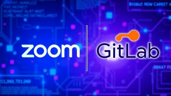 Zoom and GitLab logos showcasing branding updates.