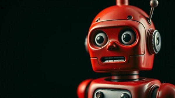 Red toy robot close-up representing Agentic AI security threats 2026.