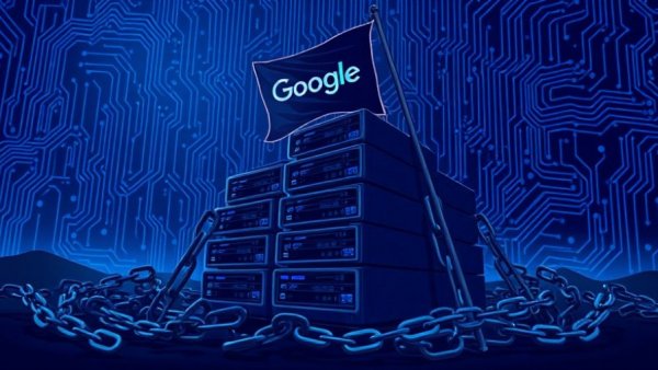 Google disrupts UNC2814 GRIDTIDE campaign with server illustration.