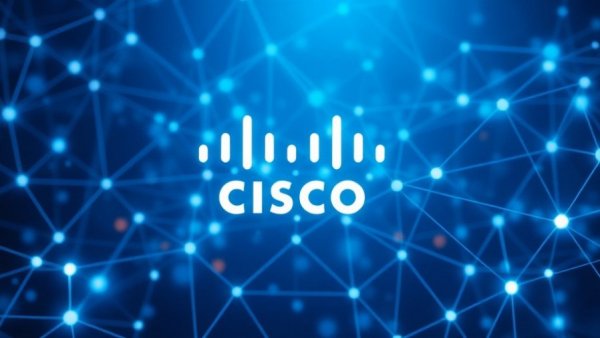 Abstract network vulnerabilities with Cisco logo - Cisco Catalyst SD-WAN vulnerabilities