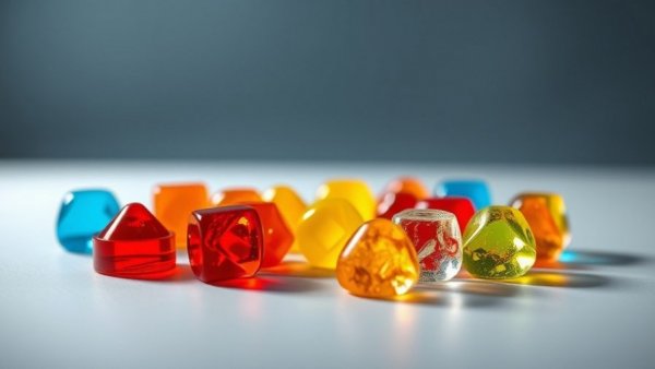 Colorful translucent game pieces representing global spyware market expansion.