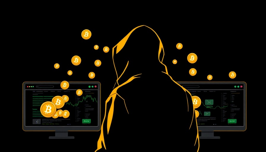 FreeDrain phishing operation concept with hooded figure and digital currency.