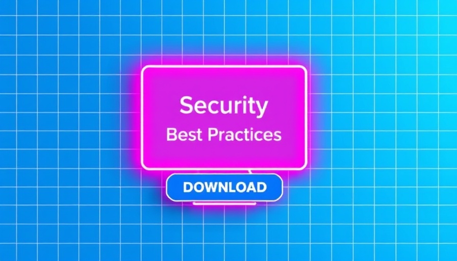 Banner for LLM security best practices guide with download option.