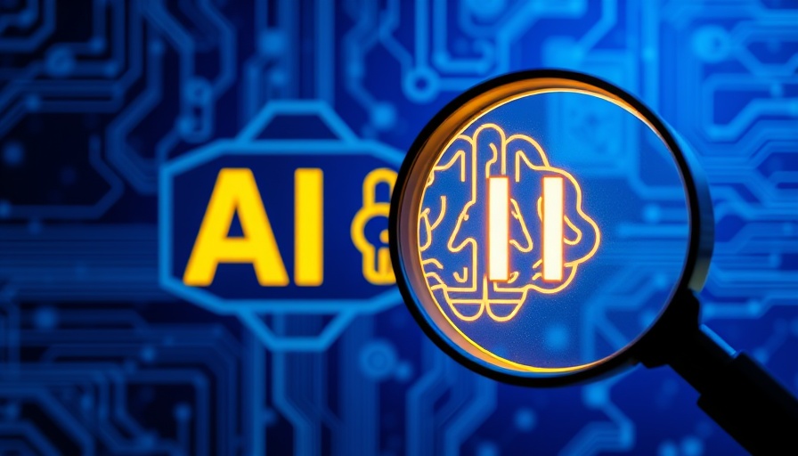 Banner promoting AI security assessment guide with magnifying glass.