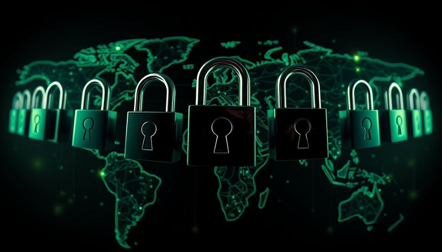 Cybersecurity network with padlocks symbolizing data protection, related to CrowdStrike Acquisition of Onum.