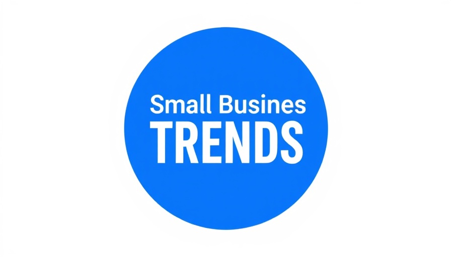 Blue circle with 'Small Business TRENDS' text - eBay '95 shop collectibles context