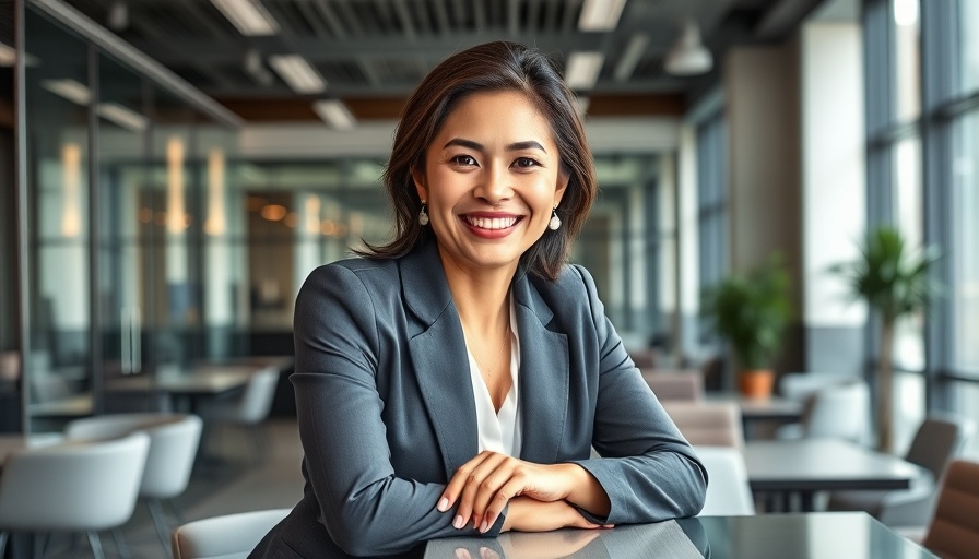 Confident businesswoman in modern office illustrating product positioning methods.