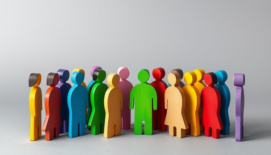 Colorful wooden figurines representing diversity and inclusion training.