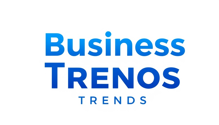 Blue Small Business Trends logo with modern typography