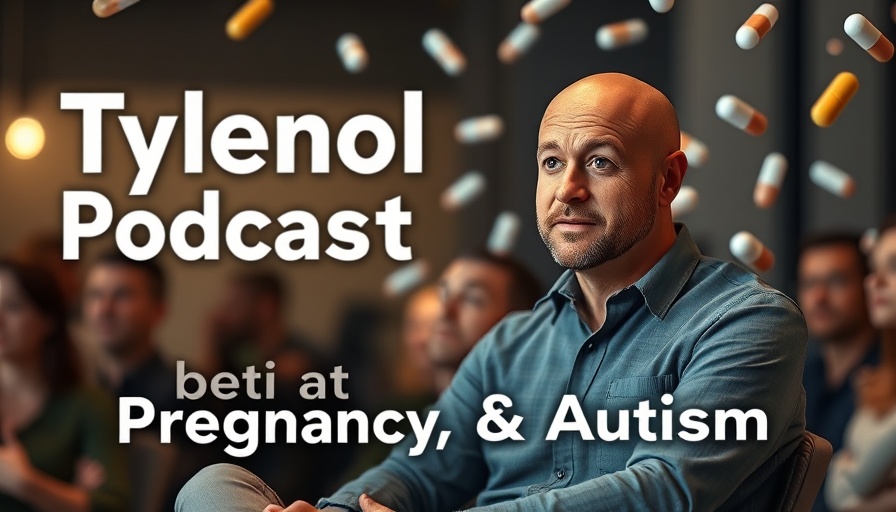 Podcast cover about Tylenol pregnancy autism, featuring expert.