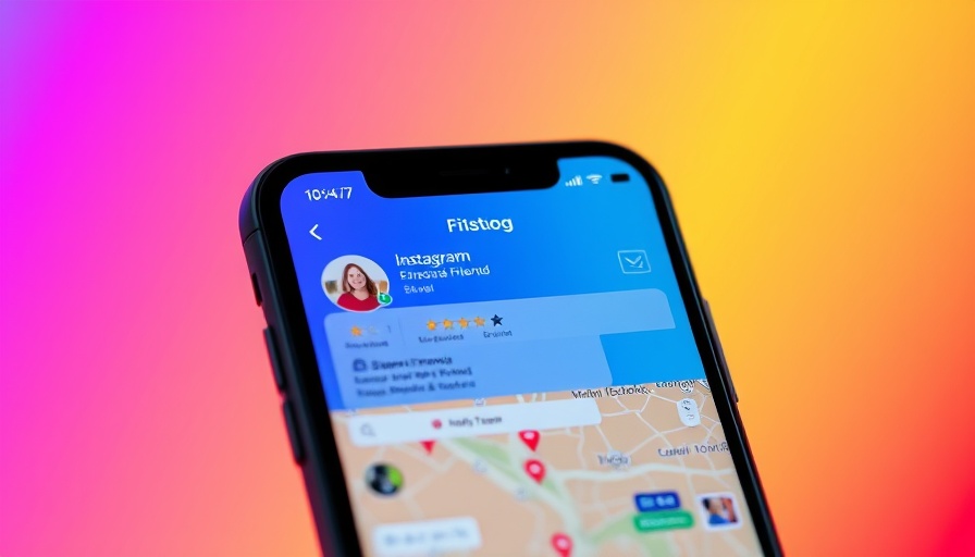 Interactive Instagram friend map on smartphone showcasing location sharing.
