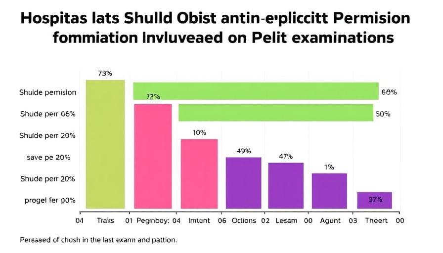 Graph on explicit permission for pelvic exams by med students.
