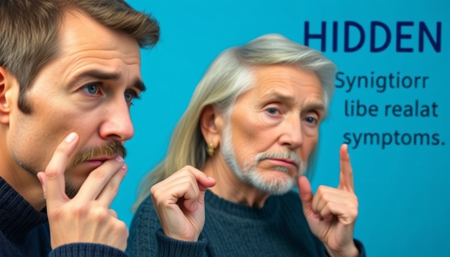 Two people highlighting hidden symptoms related to Vitamin D Deficiency.