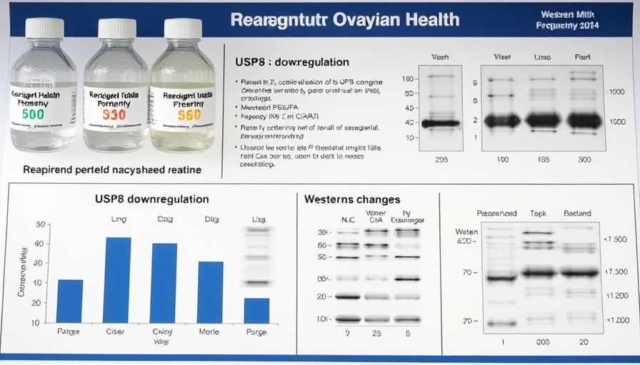 USP8 and Ferroptosis analysis in ovarian health with charts and western blots.