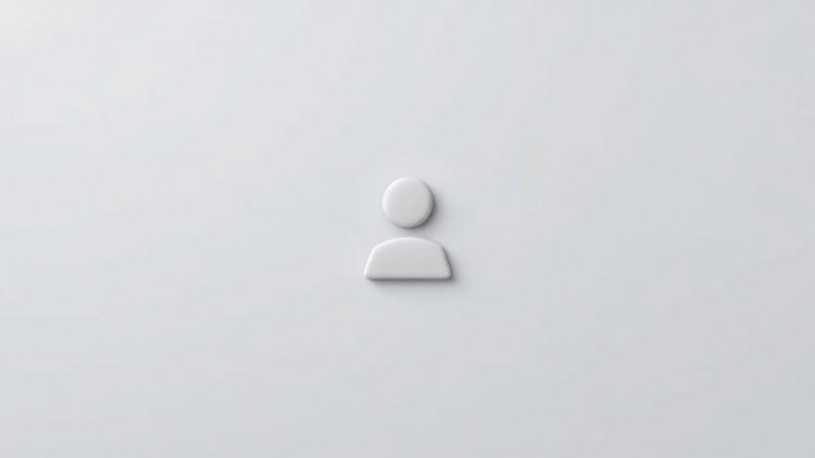 Placeholder profile icon on gray background