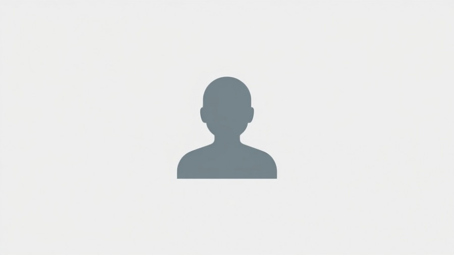 Icon representing person, simple grey placeholder.