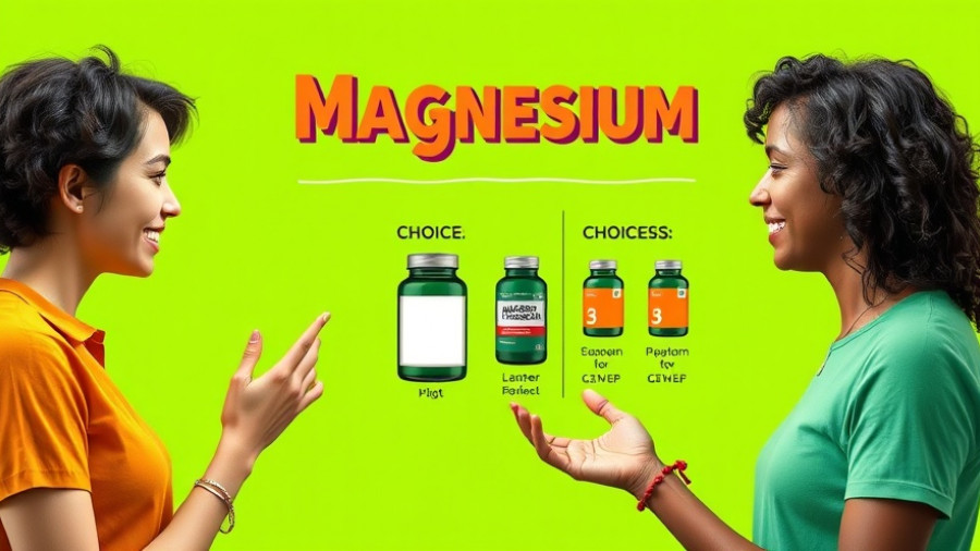 Discussion on best magnesium for longevity, vibrant background.