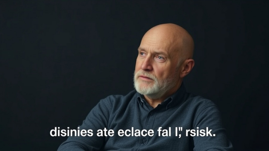 Middle-aged man discusses reducing fall risk for seniors.