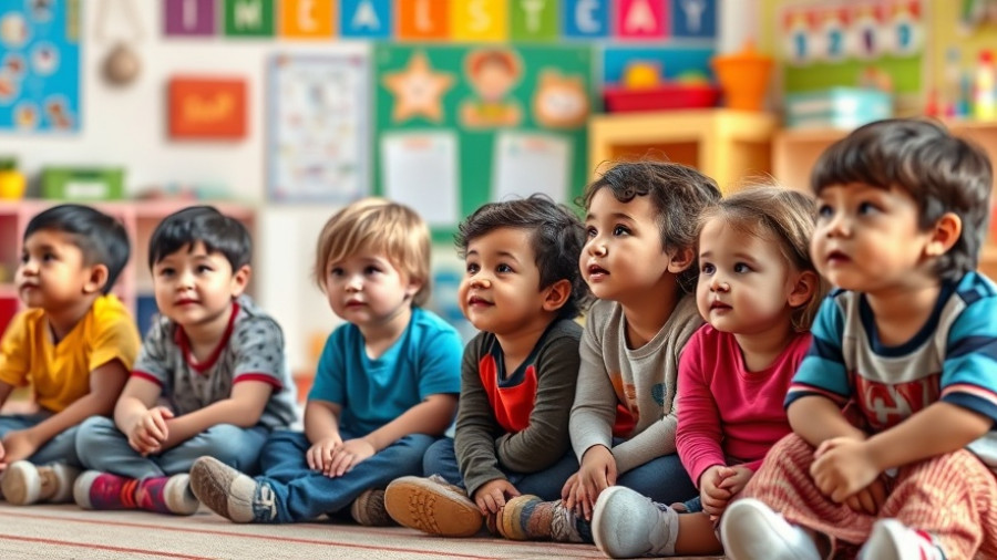 Diverse young children sitting on classroom floor listening, Strict School Vaccine Mandates.