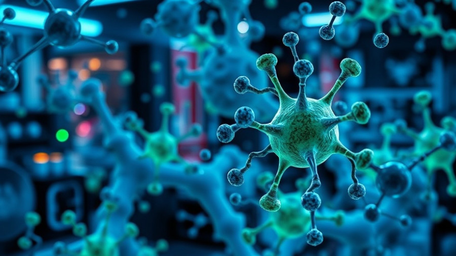 Abstract depiction of PARP inhibitor sensitivity in prostate cancer research.