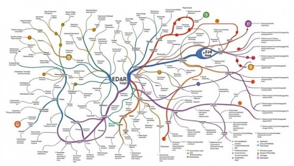 EDA2R signaling pathway for aging diagram.
