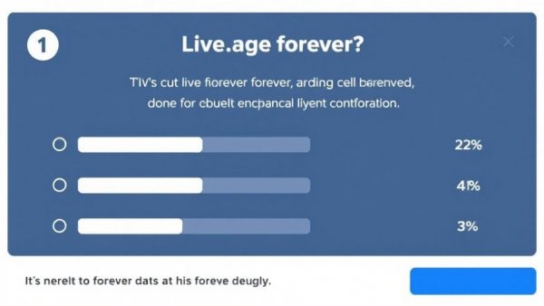 Poll results on options for living forever, longevity science news