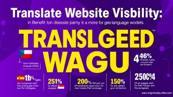 Infographic highlighting multilingual SEO benefits for website visibility.