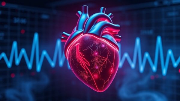 Cheney cardiovascular breakthroughs: digital heart model in high-tech medical setting.