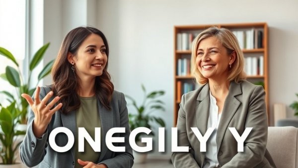 Two women discussing longevity in a virtual setting.