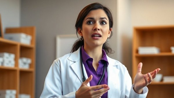 Expert explaining how to clear microplastics from your body in a lab setting.