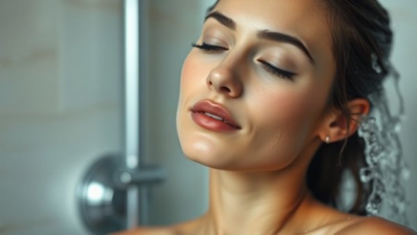 Refreshing shower for detox your body for easy weight loss.