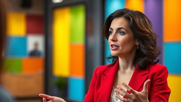 Truth About Melatonin discussion by woman in studio setting.