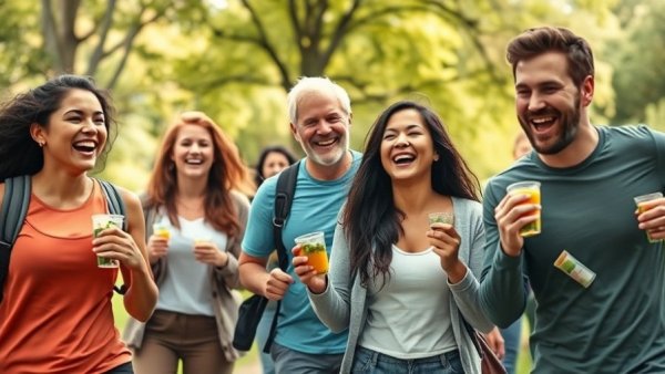 Group exercising and eating healthy for Dietary Intervention and Exercise for Metabolic Syndrome.